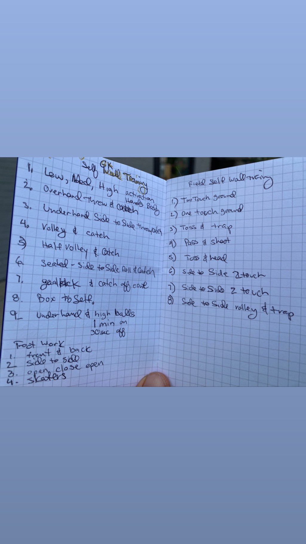 Jr. High: Play, Practice, Play developing a goalkeeper and learning to pressure, cover,&nbsp;balance.